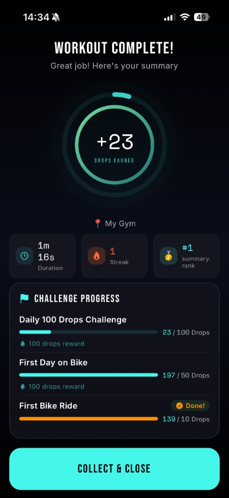 Workout Complete